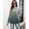 imageZeagoo Womens Long Sleeve Shirts Basic Crewneck Blouses Dressy Casual Loose Tunic Tops with Pockets SXXLWf71