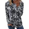 imageZeagoo Womens Long Sleeve Shirts Basic Crewneck Blouses Dressy Casual Loose Tunic Tops with Pockets SXXLCx273