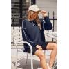 imageZeagoo Womens Sweatshirts Long Sleeve Crewneck Pullover Tops 2025 Fall Winter Trendy Side Zip Going Out HoodiesNavy Blue