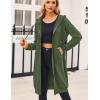 imageZeagoo Womens Zip Up Hoodies Oversized Fleece Long Tunic Sweatshirts Casual Long Sleeve 2026 Fall Hoodie Jacket CoatArmy Green