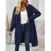 imageZeagoo Womens Zip Up Hoodies Oversized Fleece Long Tunic Sweatshirts Casual Long Sleeve 2026 Fall Hoodie Jacket CoatDark Blue
