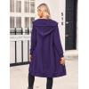 imageZeagoo Womens Zip Up Hoodies Oversized Fleece Long Tunic Sweatshirts Casual Long Sleeve 2026 Fall Hoodie Jacket CoatPurple