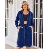 imageZeagoo Womens Zip Up Hoodies Oversized Fleece Long Tunic Sweatshirts Casual Long Sleeve 2026 Fall Hoodie Jacket CoatRoyal Blue