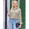 imageZeagoo Satin Blouses for Women Silk Button Down Shirts Long Sleeve Business Casual TopsMetro Flow
