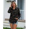 imageZeagoo Womens Cotton Linen Button Down Shirts Loose Fit Long Sleeve Collared Blouse Casual V Neck Tops Outfits S3XLWf100