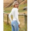 imageZeagoo Womens Ribbed Fitted Crop Tops Long Sleeve T Shirts Basic Scoop Neck Casual Slim Fitted Y2k Clothes 2025Ablack white