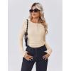 imageZeagoo Womens Long Sleeve Henley T Shirts Button Ribbed Knit Slim Fitted Tee Tops Basic Casual Work Blouse XSXXLBeige