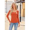imageZeagoo Womens Long Sleeve Henley T Shirts Button Ribbed Knit Slim Fitted Tee Tops Basic Casual Work Blouse XSXXLZcaramel