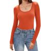 imageZeagoo Womens Long Sleeve Henley T Shirts Button Ribbed Knit Slim Fitted Tee Tops Basic Casual Work Blouse XSXXLZcaramel
