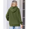 imageZeagoo Womens Oversized Hoodies 2025 Fleece Sweatshirts Long Sleeve Pullover with Pocket Fall Winter Outfits ClothesArmy Green