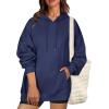 imageZeagoo Womens Oversized Hoodies 2025 Fleece Sweatshirts Long Sleeve Pullover with Pocket Fall Winter Outfits ClothesBlue