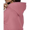 imageZeagoo Womens Oversized Hoodies 2025 Fleece Sweatshirts Long Sleeve Pullover with Pocket Fall Winter Outfits ClothesDeep Pink