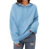 imageZeagoo Womens Oversized Hoodies 2025 Fleece Sweatshirts Long Sleeve Pullover with Pocket Fall Winter Outfits ClothesLight Blue