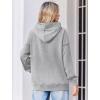 imageZeagoo Womens Oversized Hoodies 2025 Fleece Sweatshirts Long Sleeve Pullover with Pocket Fall Winter Outfits ClothesLight Grey