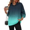 imageZeagoo Womens Oversized Hoodies 2025 Fleece Sweatshirts Long Sleeve Pullover with Pocket Fall Winter Outfits ClothesPurple Gradient