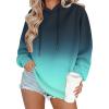 imageZeagoo Womens Oversized Hoodies 2025 Fleece Sweatshirts Long Sleeve Pullover with Pocket Fall Winter Outfits ClothesPurple Gradient