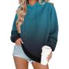 imageZeagoo Womens Oversized Hoodies 2025 Fleece Sweatshirts Long Sleeve Pullover with Pocket Fall Winter Outfits ClothesBlue Gradient