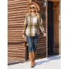 imageZeagoo Hoodies for Women Womens Fashion Tops Pullover Oversized Sweatshirts Long SLeeve Shirts Loose Fit Plaid XL