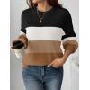 imageZeagoo Womens 2026 Fall Chunky Knit Sweater Oversized Crewneck Long Sleeve Winter Cotton Pullover Sweaters Jumper TopsTw638