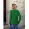 imageZEAGOO Womens Sweaters Long Sleeve Tops Crew Neck Knit Pullover Sweaters Fall Fashion 2026 Dressy Casual Basic ClothesA Emerald Green
