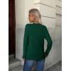 imageZEAGOO Womens Sweaters Long Sleeve Tops Crew Neck Knit Pullover Sweaters Fall Fashion 2026 Dressy Casual Basic ClothesA Green