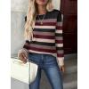 imageZEAGOO Womens Sweaters Long Sleeve Tops Crew Neck Knit Pullover Sweaters Fall Fashion 2026 Dressy Casual Basic ClothesColorblock 229