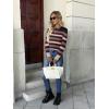 imageZEAGOO Womens Sweaters Long Sleeve Tops Crew Neck Knit Pullover Sweaters Fall Fashion 2026 Dressy Casual Basic ClothesColorblock 229