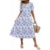 Blue Floral 02
