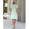 image:imageZEAGOO Summer Dresses for Women 2026 Sundress Short Petal Sleeve Dress with Pockets Floral Dresses for CasualFloralsf242