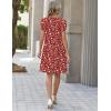 image:imageZEAGOO Summer Dresses for Women 2026 Sundress Short Petal Sleeve Dress with Pockets Floral Dresses for CasualFloralxh268