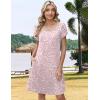 image:imageZEAGOO Summer Dresses for Women 2026 Sundress Short Petal Sleeve Dress with Pockets Floral Dresses for CasualFloralxh530