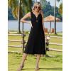 image:imageZeagoo Summer Dress for Women 2026 Sleeveless Tank Midi Dress Vacation Beach Sundress Aline Boho ClothingBlack