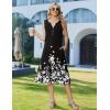 image:imageZeagoo Summer Dress for Women 2026 Sleeveless Tank Midi Dress Vacation Beach Sundress Aline Boho ClothingBlack Floral