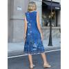 image:imageZeagoo Summer Dress for Women 2026 Sleeveless Tank Midi Dress Vacation Beach Sundress Aline Boho ClothingBlue Print