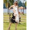 image:imageZeagoo Summer Dress for Women 2026 Sleeveless Tank Midi Dress Vacation Beach Sundress Aline Boho ClothingPink White Floral