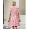 image:imageZeagoo Women Summer Dress 2026 Short Sleeve Aline Mini Dresses with Pockets Casual Swing Tshirt Dress Vocation Beach SundressJh589