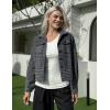 image:imageZeagoo Flannels for Women Cropped Shacket Jacket Fashion Plaid Button Down Shirt 2026 Fall Coat TopsZgw414