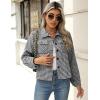 image:imageZeagoo Flannels for Women Cropped Shacket Jacket Fashion Plaid Button Down Shirt 2026 Fall Coat TopsZjh275