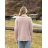 image:imageZeagoo Womens Turtleneck Sweater 2026 Fall Winter Chunky Knitted Pullover High Low Hem Trendy Basic Jumper TopApricot
