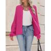 image:imageZeagoo 2026 Cardigan Sweaters for Women Long Sleeve Chunky Knit Cardigan CEW Neck Button Down Fall Fashion ClothesRose Red