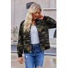 image:imageZeagoo Bomber Jacket Women Varsity Casual Button Down Lightweight 2026 Spring Fashion Short School Outfits with PocketsArmy Camo