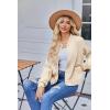 image:imageZeagoo Bomber Jacket Women Varsity Casual Button Down Lightweight 2026 Spring Fashion Short School Outfits with PocketsChampagne