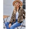 image:imageZeagoo Bomber Jacket Women Varsity Casual Button Down Lightweight 2026 Spring Fashion Short School Outfits with PocketsLeopard