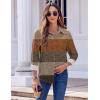 image:imageZeagoo Button Down Shirts for Women Dressy Floral Printed Long Sleeve Blouse Business Casual Work TopsJh398
