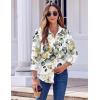 image:imageZeagoo Button Down Shirts for Women Dressy Floral Printed Long Sleeve Blouse Business Casual Work TopsSp99
