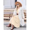 image:imageZeagoo Long Sleeve Dresses for Women 2026 Fall Winter Casual Flowy ALine Boho Midi Party Long Dress with PocketsBeige