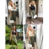 image:imageZeagoo Skirts for Women High Waist Skirt Elegant Midi Skirt SatinArmy Green