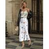 image:imageZeagoo Skirts for Women High Waist Skirt Elegant Midi Skirt SatinDh590