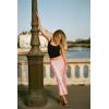 image:imageZeagoo Skirts for Women High Waist Skirt Elegant Midi Skirt SatinJh1