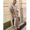 image:imageZeagoo Skirts for Women High Waist Skirt Elegant Midi Skirt SatinLight Khaki